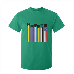 Kamala Supporter 2024 T Shirt For Kid Harris Unity American Rainbow LGBT Flag TS11 Irish Green Print Your Wear