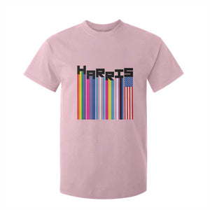 Kamala Supporter 2024 T Shirt For Kid Harris Unity American Rainbow LGBT Flag TS11 Light Pink Print Your Wear