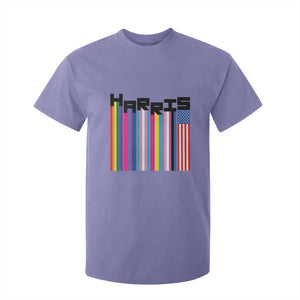 Kamala Supporter 2024 T Shirt For Kid Harris Unity American Rainbow LGBT Flag TS11 Violet Print Your Wear