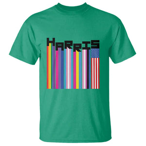 Kamala Supporter 2024 T Shirt Harris Unity American Rainbow LGBT Flag TS11 Irish Green Print Your Wear