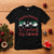 Funny Christmas Dirt Bike T Shirt Santa Cross Is Coming To Town Motorcross TS11 Black Print Your Wear