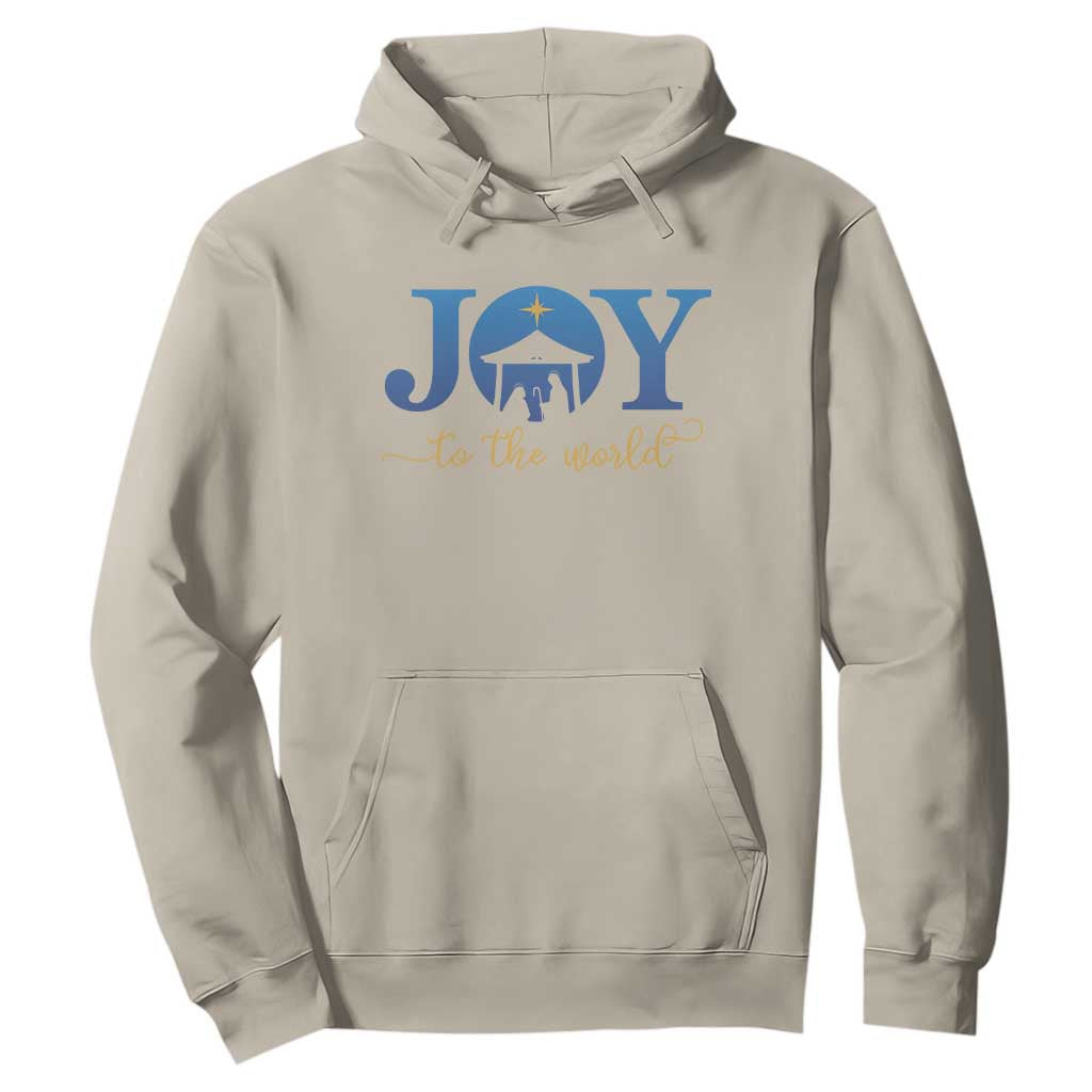 Joy To The World Hoodie Christian Christmas Nativity Scene Star Of Bethlehem TS11 Sand Print Your Wear
