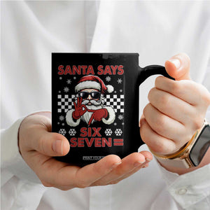67 Christmas Coffee Mug Funny Santa Says Six Seven Meme Gen Alpha Slang TS11 Print Your Wear