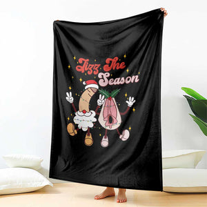 Dirty Christmas Jizz The Season Throw Blanket Funny Xmas Inappropriate Adult Humor TS11 Print Your Wear