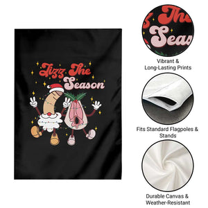 Dirty Christmas Jizz The Season Garden Flag Funny Xmas Inappropriate Adult Humor TS11 Print Your Wear