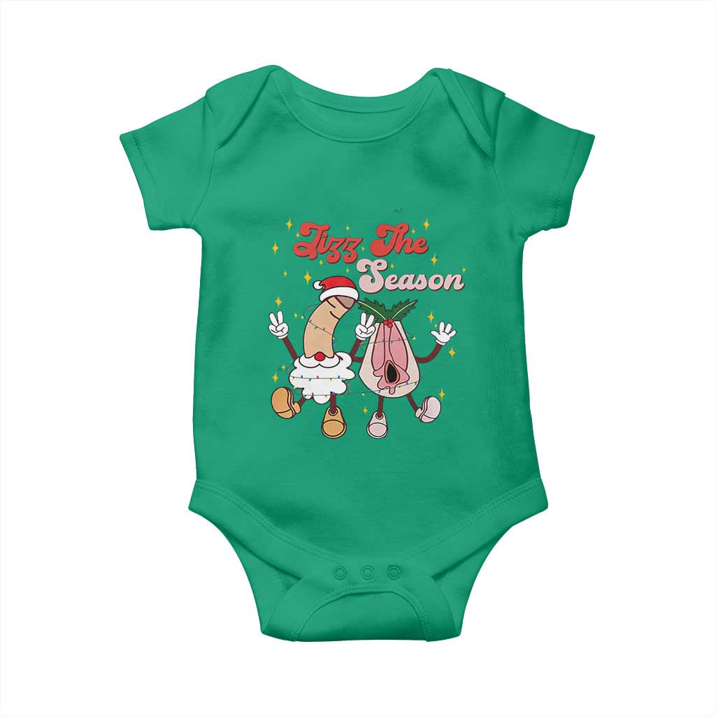 Dirty Christmas Jizz The Season Baby Onesie Funny Xmas Inappropriate Adult Humor TS11 Irish Green Print Your Wear
