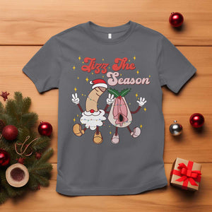 Dirty Christmas Jizz The Season T Shirt Funny Xmas Inappropriate Adult Humor TS11 Charcoal Print Your Wear