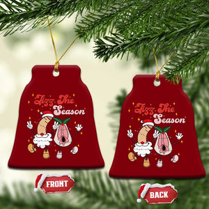 Dirty Christmas Jizz The Season Ceramic Ornament Funny Xmas Inappropriate Adult Humor TS11 Print Your Wear