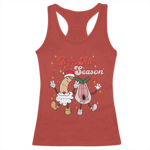 Dirty Christmas Jizz The Season Racerback Tank Top Funny Xmas Inappropriate Adult Humor TS11 Red Print Your Wear