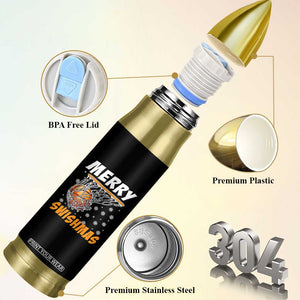 Funny Christmas Basketball Bullet Tumbler Merry Swishmas Xmas Swish Technique TS11 Print Your Wear