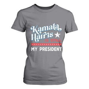 Harris Is Still My President T Shirt For Women Vintage Star TS11 Charcoal Print Your Wear