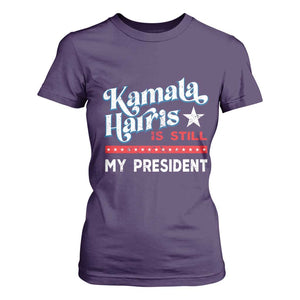 Harris Is Still My President T Shirt For Women Vintage Star TS11 Purple Print Your Wear