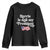 Harris Is Still My President Youth Sweatshirt Vintage American Flag TS11 Black Print Your Wear