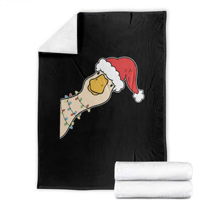 Funny Christmas Silly Goose Festive Holiday Throw Blanket TS11 Black Print Your Wear