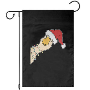 Funny Christmas Silly Goose Festive Holiday Garden Flag TS11 Black Print Your Wear