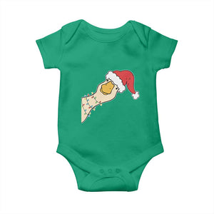 Funny Christmas Silly Goose Festive Holiday Baby Onesie TS11 Irish Green Print Your Wear