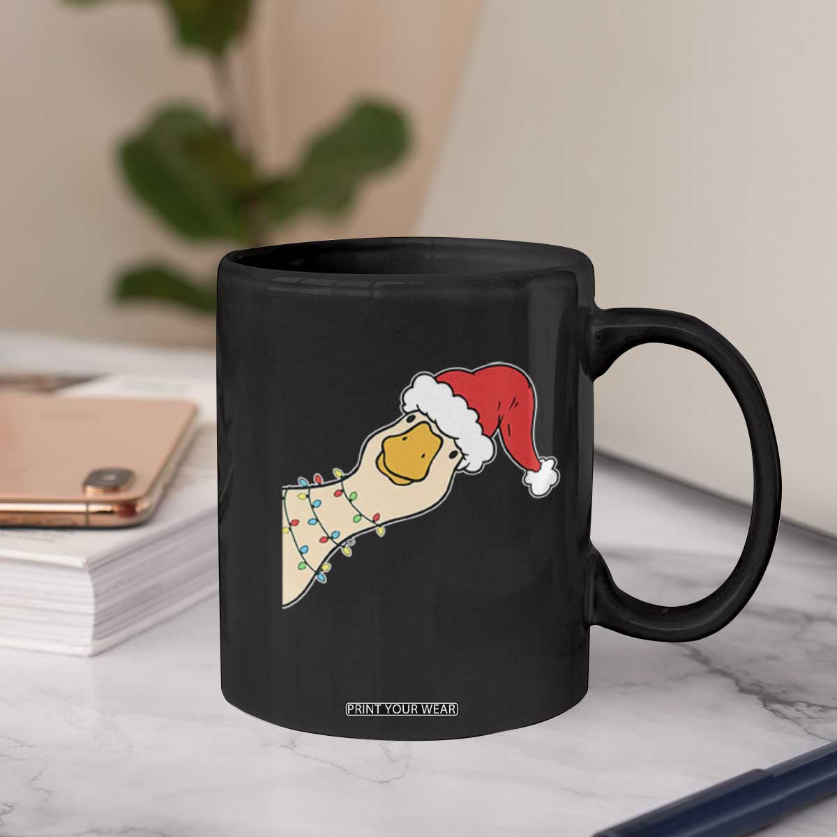 Funny Christmas Silly Goose Festive Holiday Coffee Mug TS11 Print Your Wear