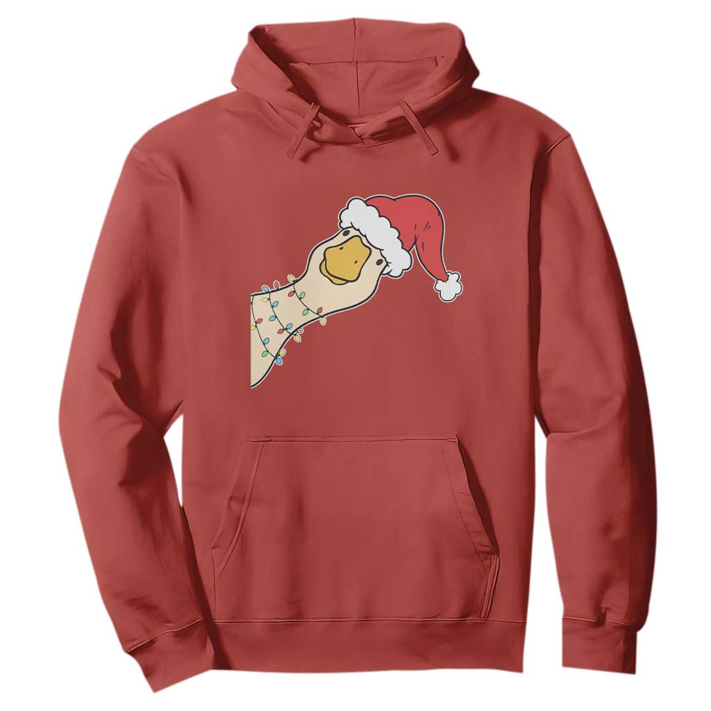 Funny Christmas Silly Goose Festive Holiday Hoodie TS11 Red Print Your Wear