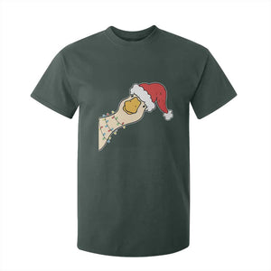 Funny Christmas Silly Goose Festive Holiday T Shirt For Kid TS11 Dark Forest Green Print Your Wear