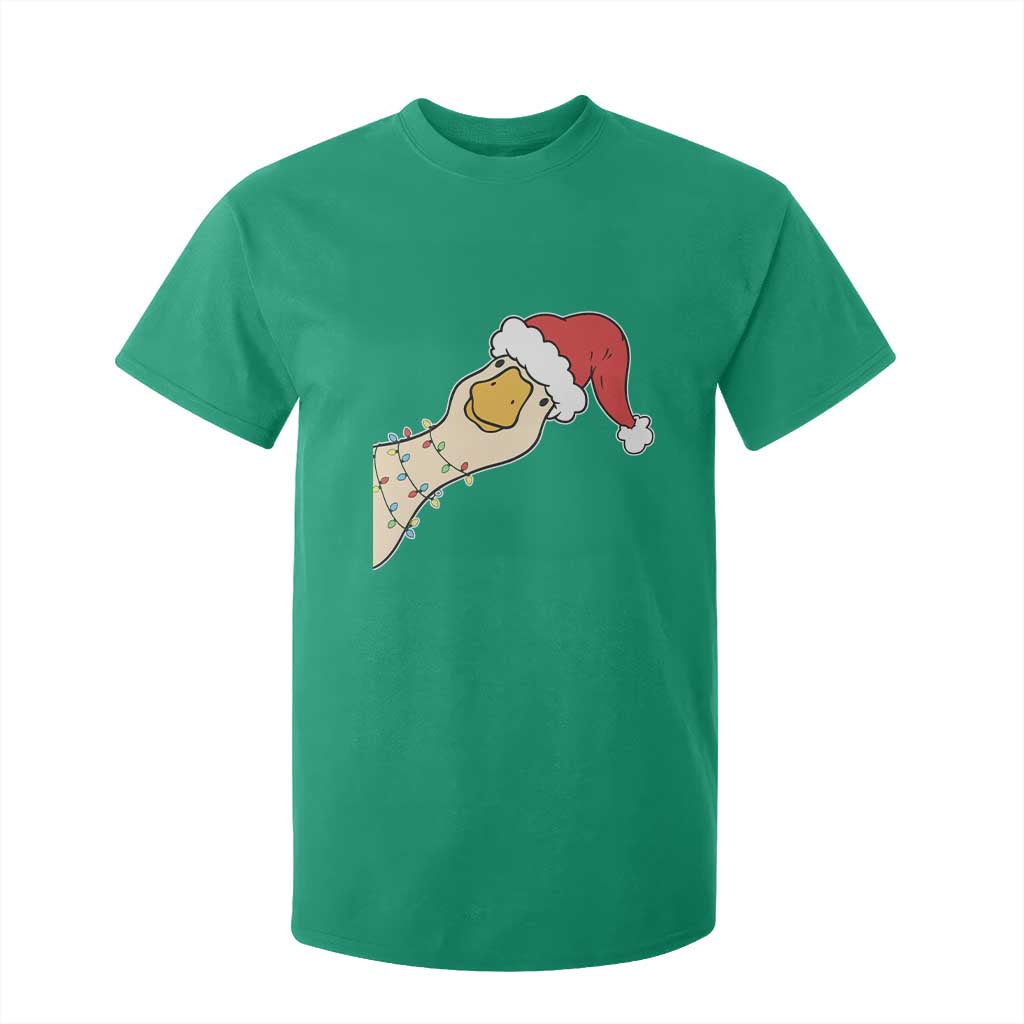 Funny Christmas Silly Goose Festive Holiday T Shirt For Kid TS11 Irish Green Print Your Wear