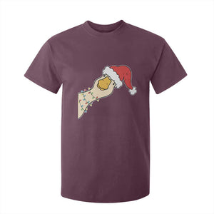 Funny Christmas Silly Goose Festive Holiday T Shirt For Kid TS11 Maroon Print Your Wear
