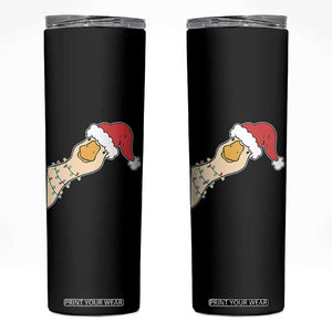 Funny Christmas Silly Goose Festive Holiday Skinny Tumbler TS11 Black Print Your Wear