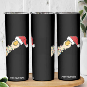 Funny Christmas Silly Goose Festive Holiday Skinny Tumbler TS11 Print Your Wear