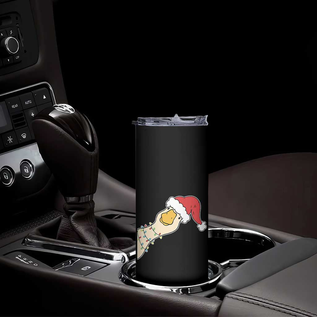 Funny Christmas Silly Goose Festive Holiday Skinny Tumbler TS11 Print Your Wear