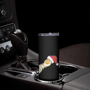 Funny Christmas Silly Goose Festive Holiday Skinny Tumbler TS11 Print Your Wear