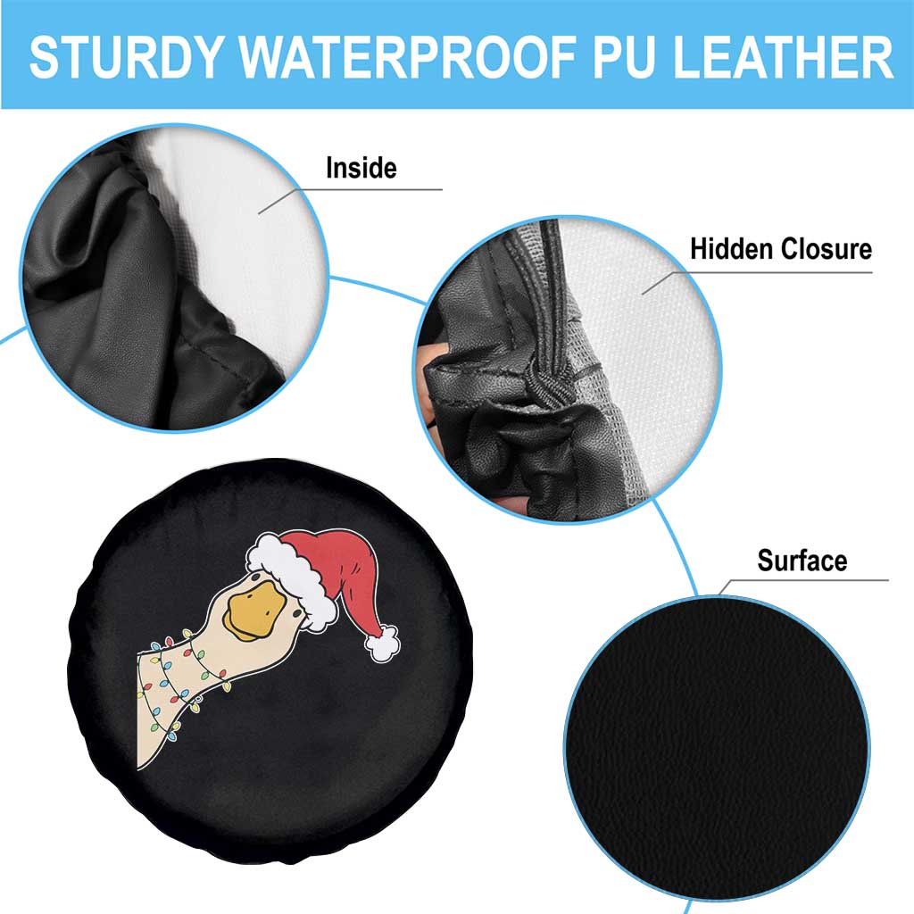 Funny Christmas Silly Goose Festive Holiday Spare Tire Cover TS11 Print Your Wear