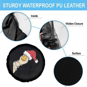 Funny Christmas Silly Goose Festive Holiday Spare Tire Cover TS11 Print Your Wear