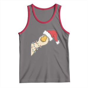 Funny Christmas Silly Goose Festive Holiday Tank Top TS11 Deep Heather Red Print Your Wear