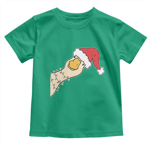 Funny Christmas Silly Goose Festive Holiday Toddler T Shirt TS11 Irish Green Print Your Wear