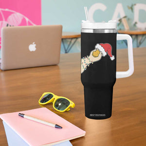 Funny Christmas Silly Goose Festive Holiday Tumbler With Handle TS11 Print Your Wear