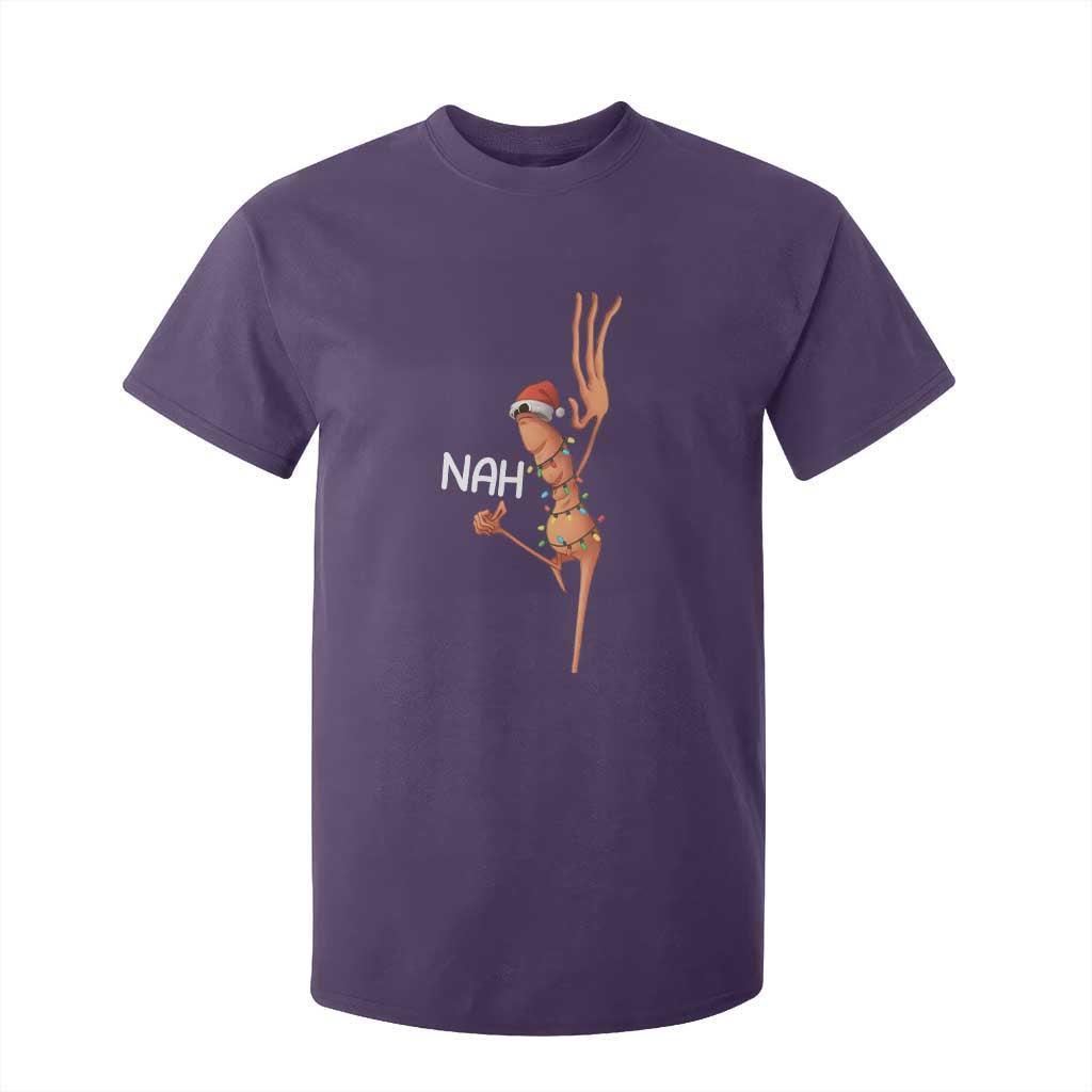 Funny Marcus The Worm Christmas Nah T Shirt For Kid TS11 Purple Print Your Wear