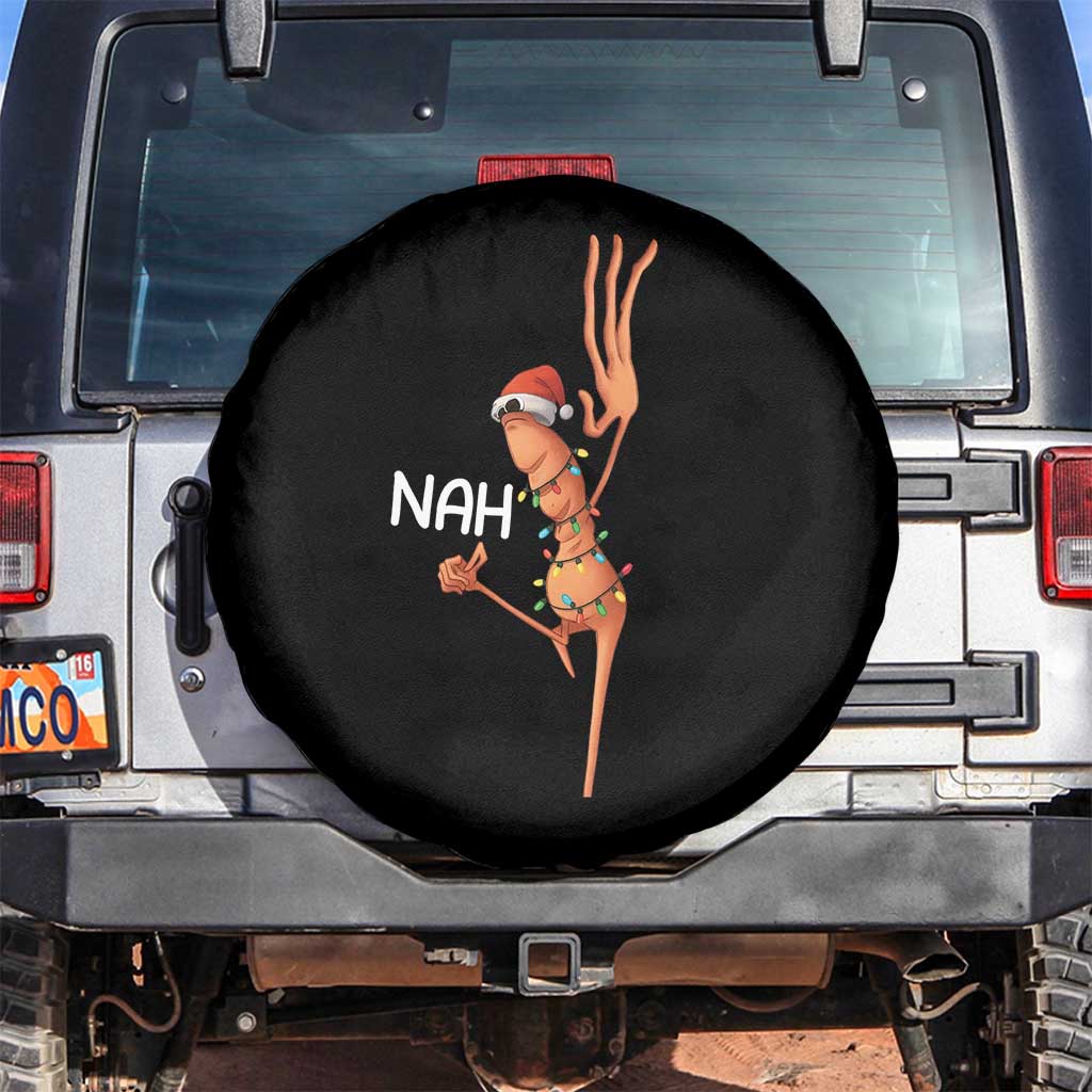 Funny Marcus The Worm Christmas Nah Spare Tire Cover TS11 No hole Black Print Your Wear