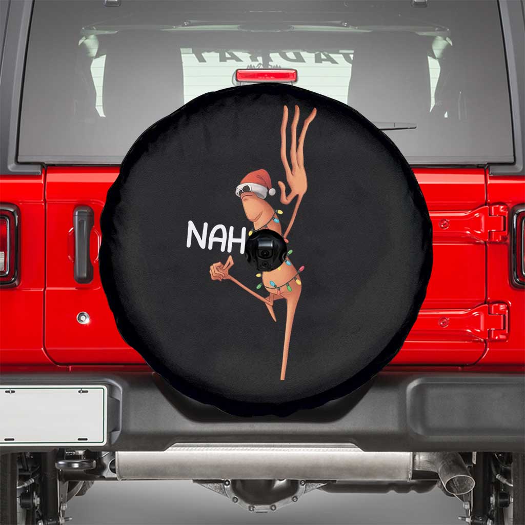 Funny Marcus The Worm Christmas Nah Spare Tire Cover TS11 Black Print Your Wear
