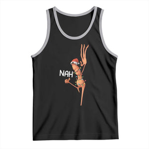 Funny Marcus The Worm Christmas Nah Tank Top TS11 Black Athletic Heather Print Your Wear