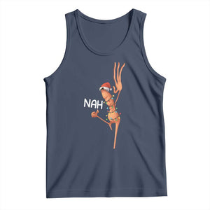 Funny Marcus The Worm Christmas Nah Tank Top TS11 Navy Print Your Wear