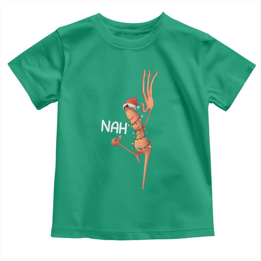 Funny Marcus The Worm Christmas Nah Toddler T Shirt TS11 Irish Green Print Your Wear