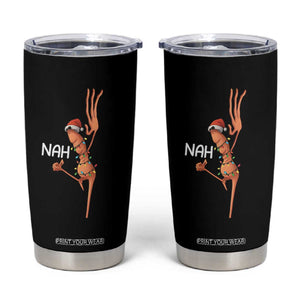 Funny Marcus The Worm Christmas Nah Tumbler Cup TS11 Black Print Your Wear