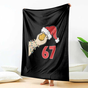 Funny Christmas Silly Goose 67 Meme Festive Holiday Throw Blanket TS11 Print Your Wear