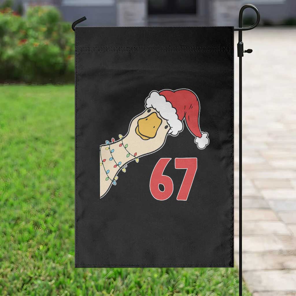 Funny Christmas Silly Goose 67 Meme Festive Holiday Garden Flag TS11 Print Your Wear