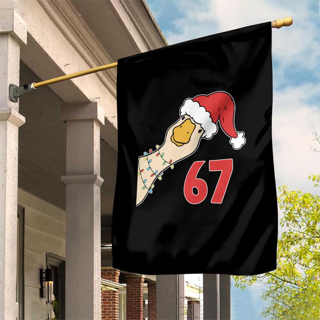 Funny Christmas Silly Goose 67 Meme Festive Holiday Garden Flag TS11 Print Your Wear