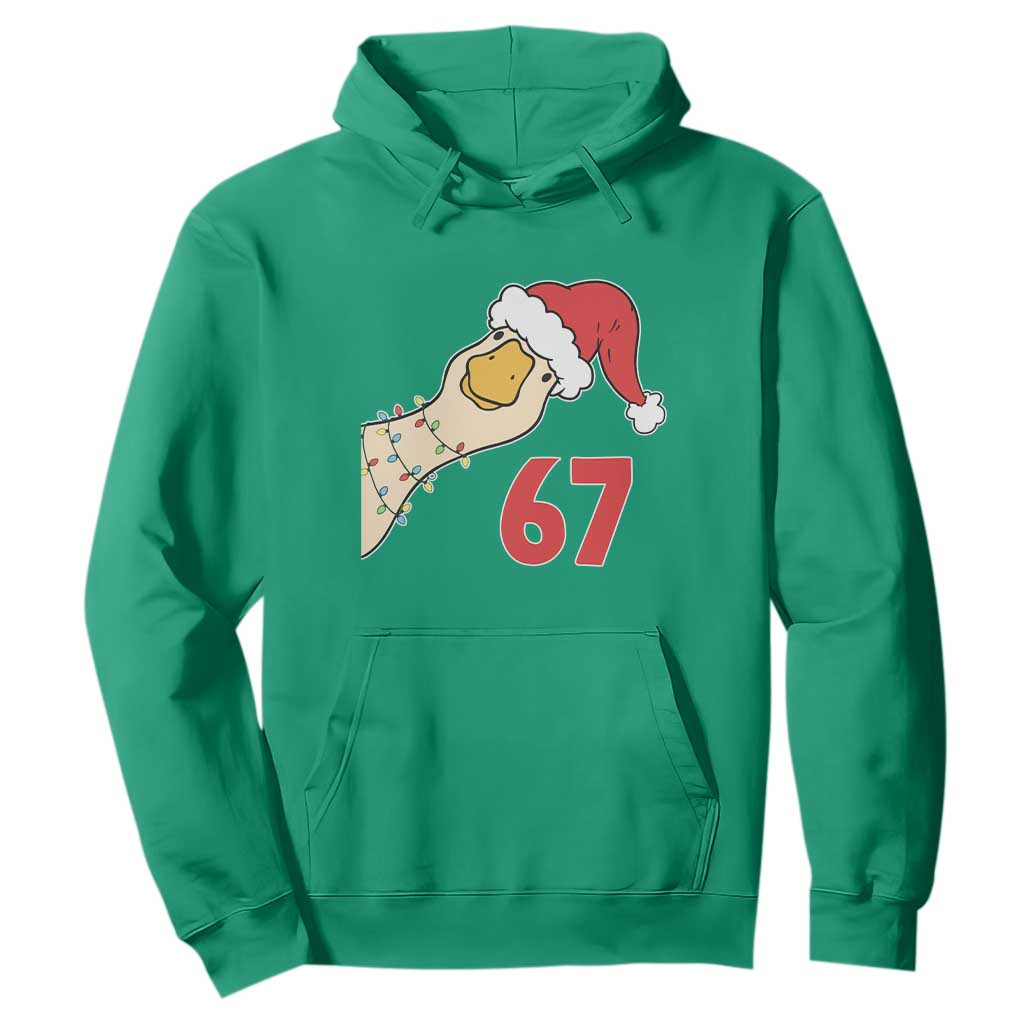 Funny Christmas Silly Goose 67 Meme Festive Holiday Hoodie TS11 Irish Green Print Your Wear