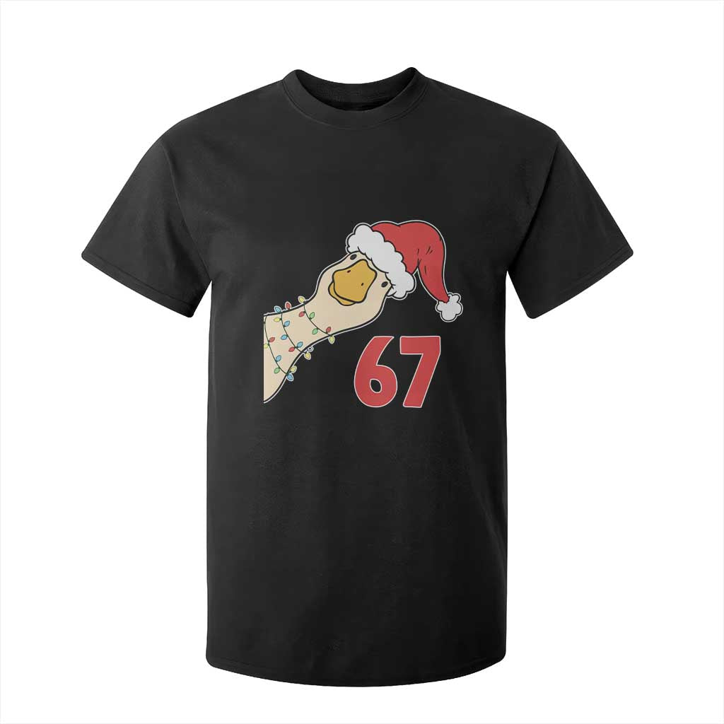 Funny Christmas Silly Goose 67 Meme Festive Holiday T Shirt For Kid TS11 Black Print Your Wear