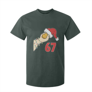 Funny Christmas Silly Goose 67 Meme Festive Holiday T Shirt For Kid TS11 Dark Forest Green Print Your Wear