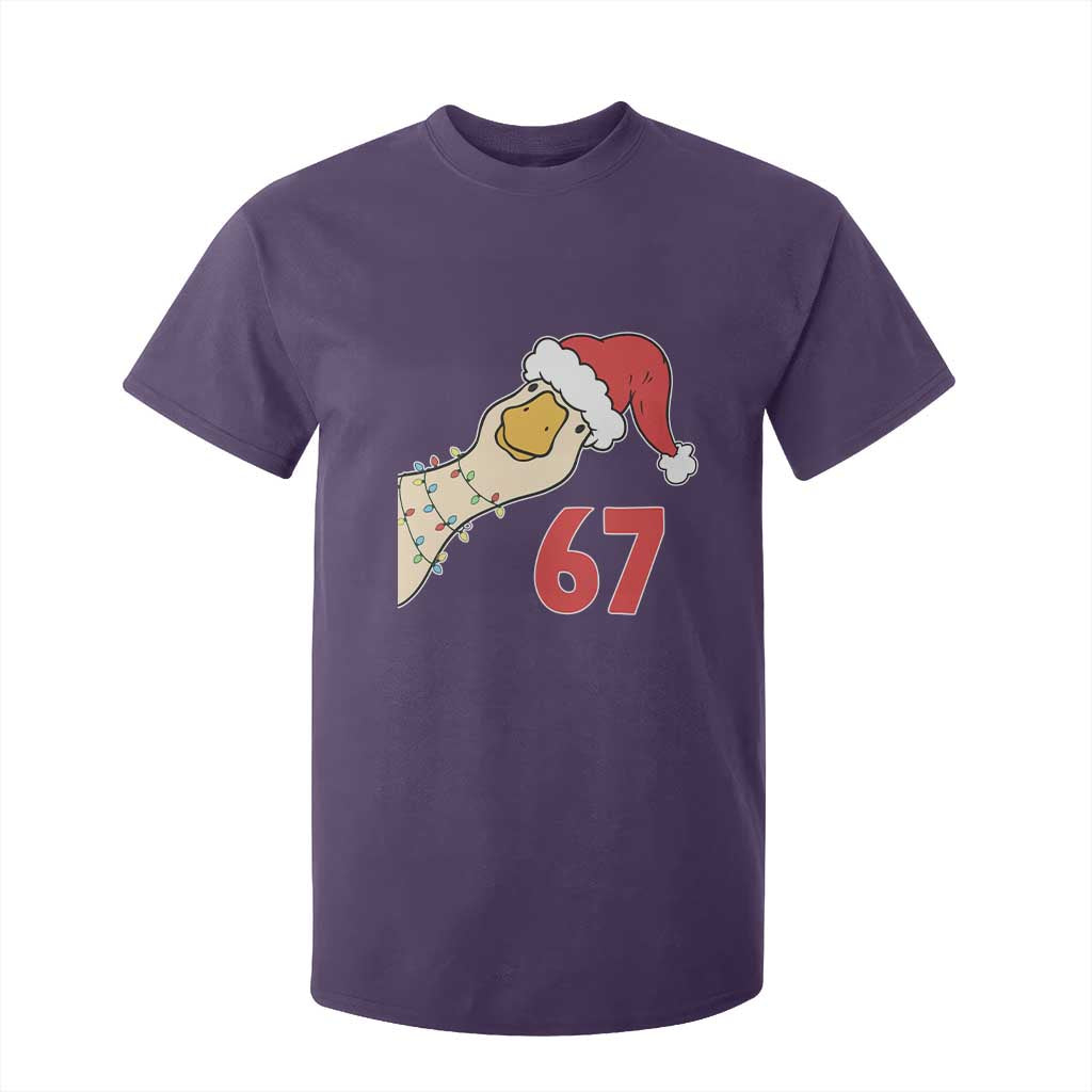 Funny Christmas Silly Goose 67 Meme Festive Holiday T Shirt For Kid TS11 Purple Print Your Wear
