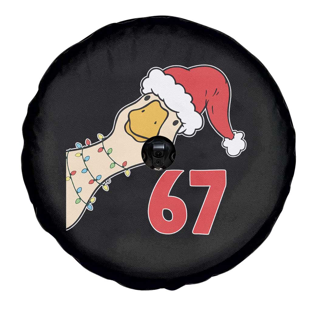 Funny Christmas Silly Goose 67 Meme Festive Holiday Spare Tire Cover TS11 Print Your Wear
