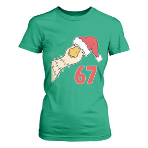 Funny Christmas Silly Goose 67 Meme Festive Holiday T Shirt For Women TS11 Irish Green Print Your Wear